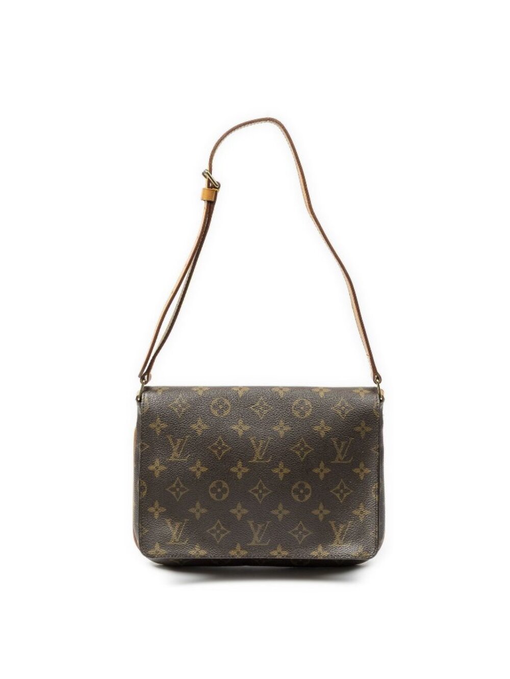 Louis Vuitton Musette Tango Brown Monogram Canvas Crossbody